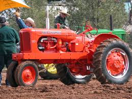 small tractor in farm